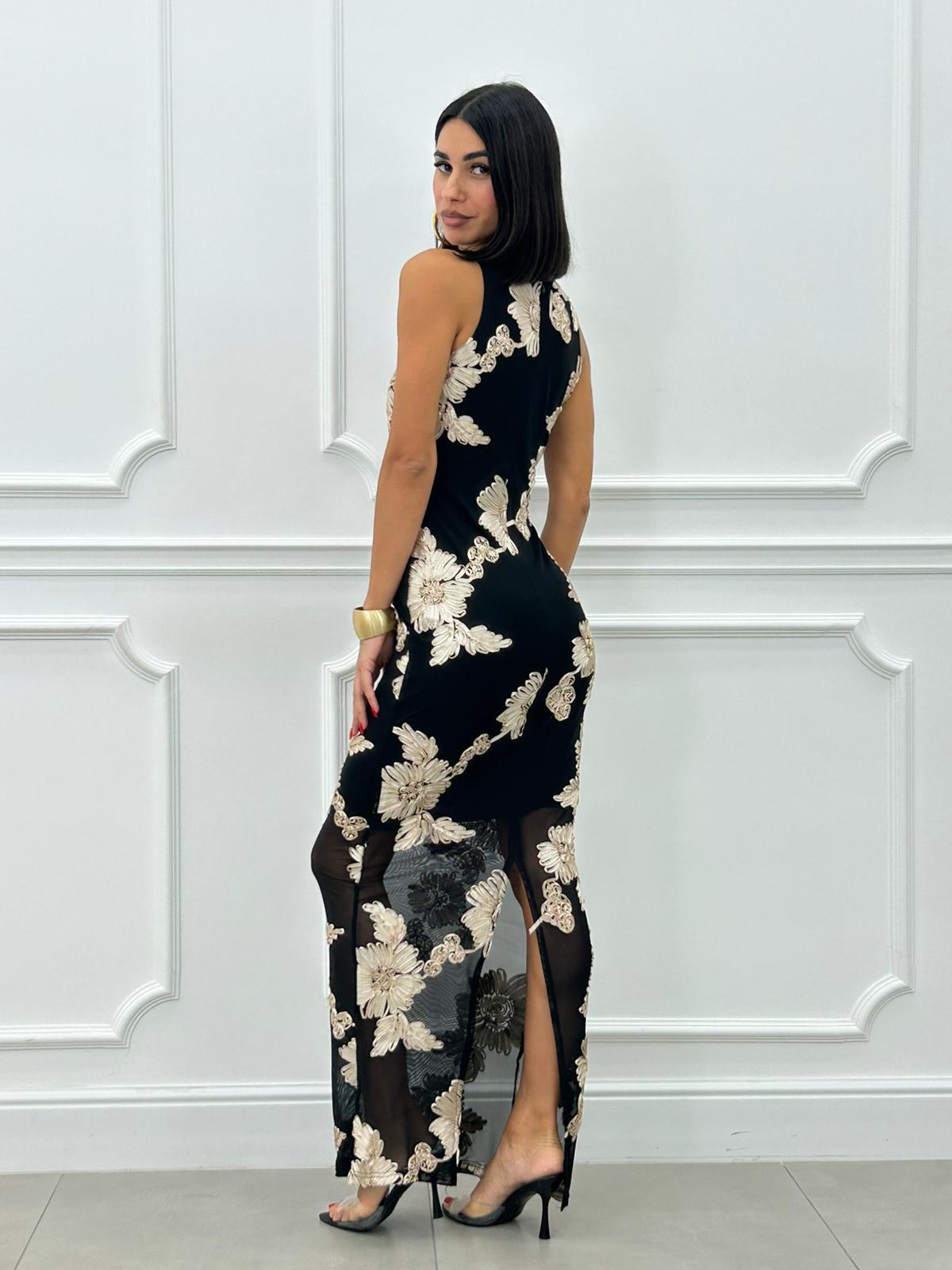 DRESS TULLE E FIORI NEW AI26