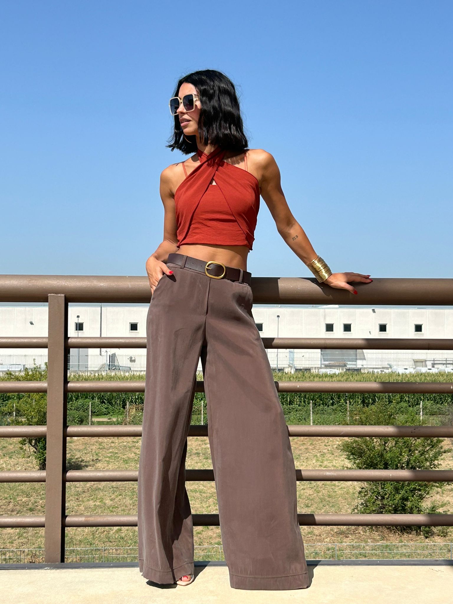 PANTAPALAZZO CON CINTURA NEW SS25