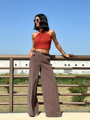 PANTAPALAZZO CON CINTURA NEW SS25