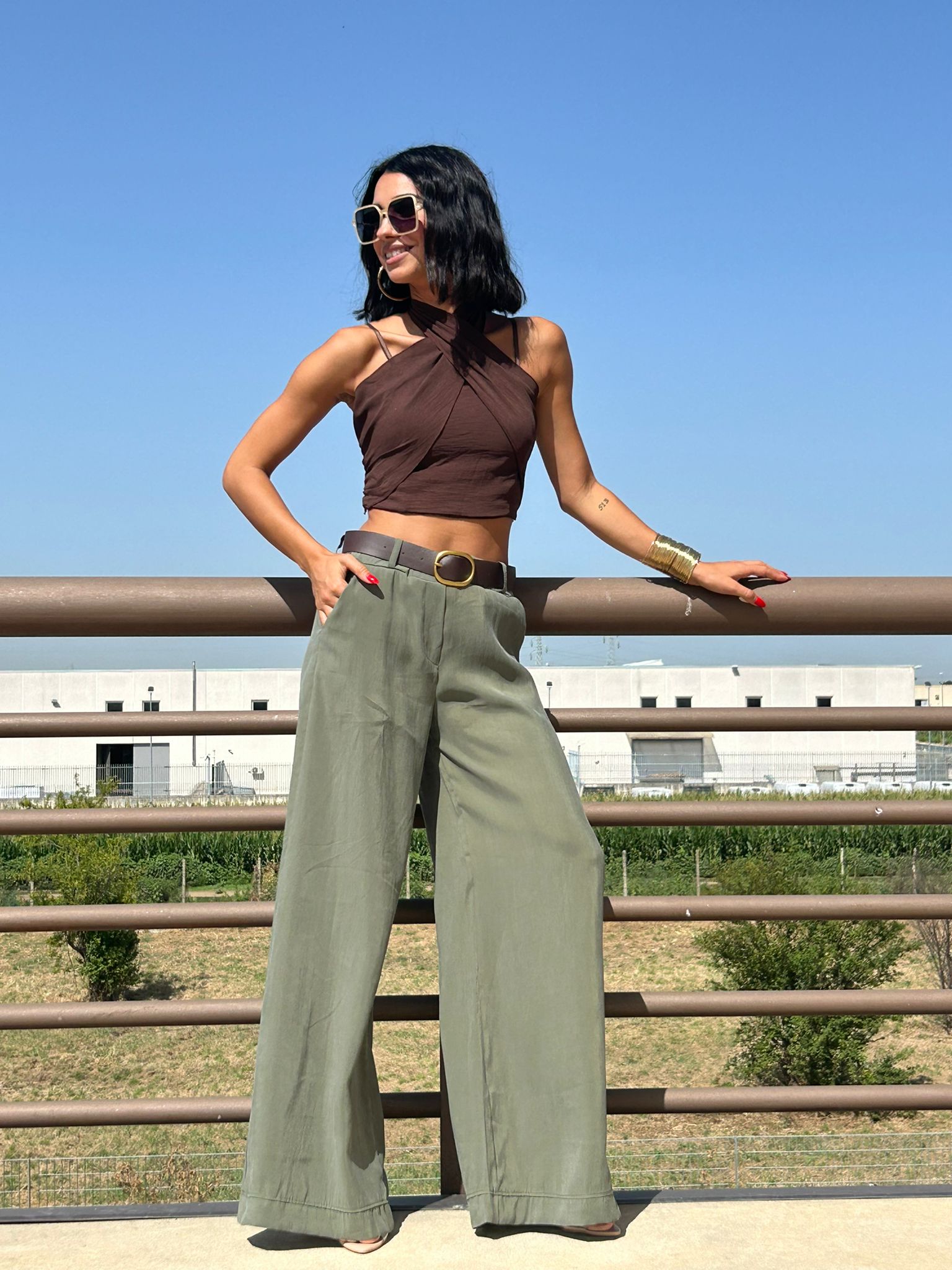PANTAPALAZZO CON CINTURA NEW SS25