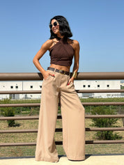 PANTAPALAZZO CON CINTURA NEW SS25