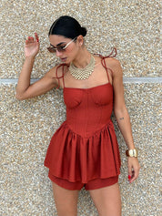 COORD-SET SHORTS E TOP NEW SS25