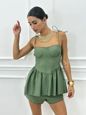 COORD-SET SHORTS E TOP NEW SS25
