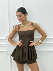 COORD-SET SHORTS E TOP NEW SS25
