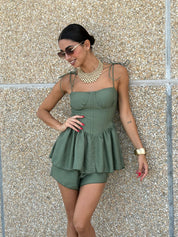 COORD-SET SHORTS E TOP NEW SS25