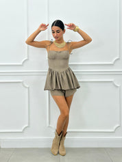 COORD-SET SHORTS E TOP NEW SS25