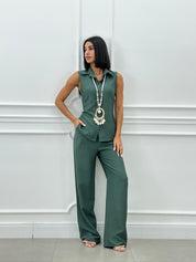 COORD-SET GILET E PANTALONE  NEW SS25