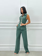 COORD-SET GILET E PANTALONE  NEW SS25