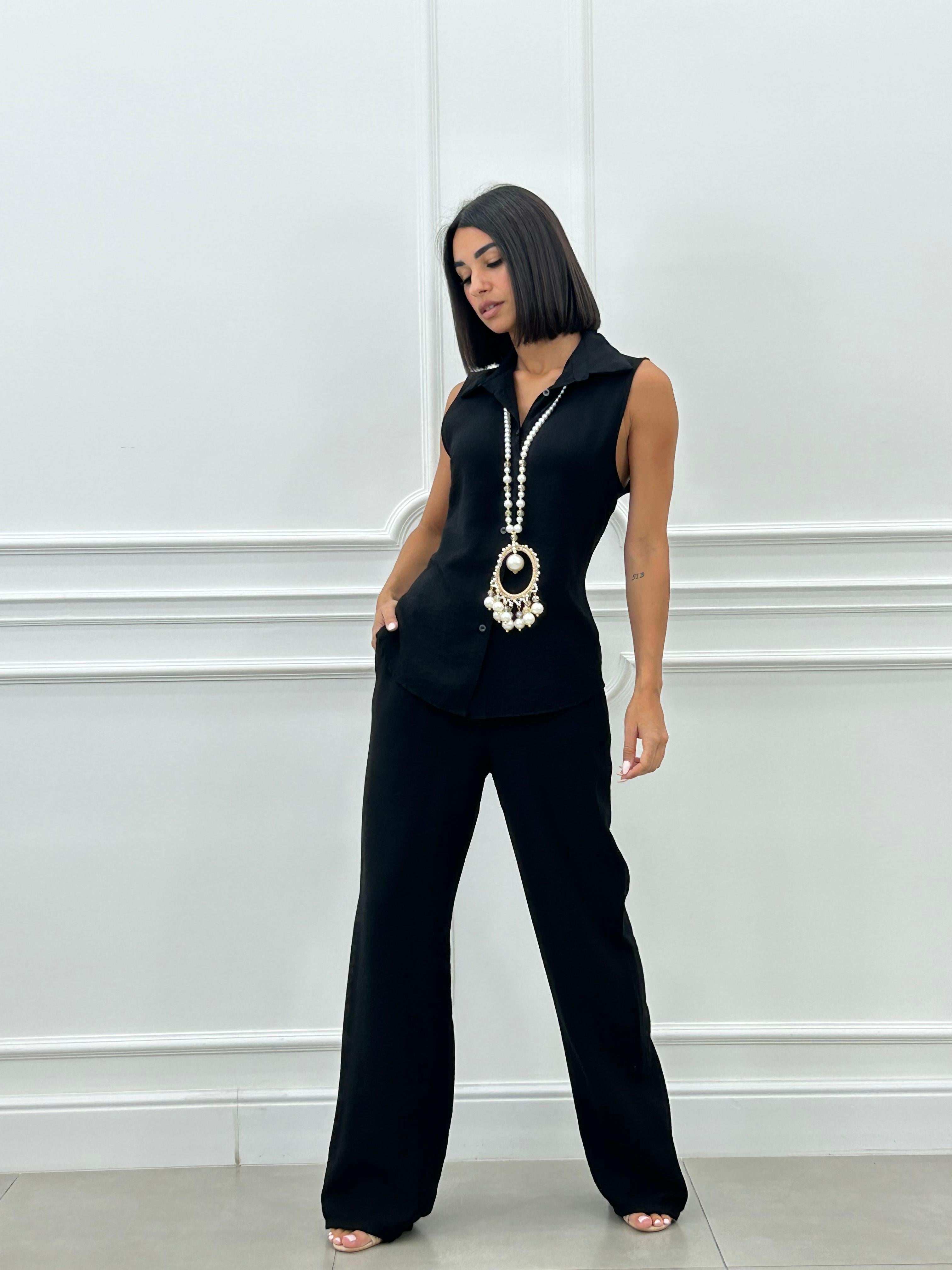 COORD-SET GILET E PANTALONE  NEW SS25