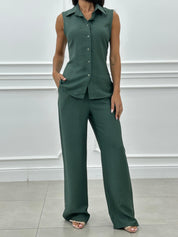 COORD-SET GILET E PANTALONE  NEW SS25