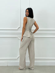 COORD-SET GILET E PANTALONE  NEW SS25