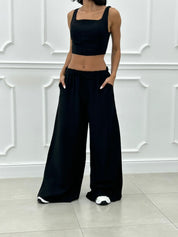 COORDINATO TOP E PANTAPALAZZO NEW SS25