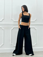 COORDINATO TOP E PANTAPALAZZO NEW SS25
