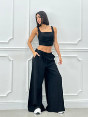 COORDINATO TOP E PANTAPALAZZO NEW SS25