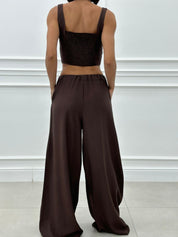 COORDINATO TOP E PANTAPALAZZO NEW SS25