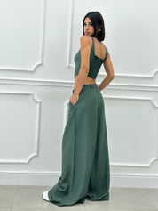 COORDINATO TOP E PANTAPALAZZO NEW SS25