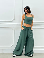 COORDINATO TOP E PANTAPALAZZO NEW SS25