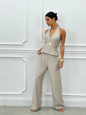 COORDINATO GILET E PANTALONE NEW SS25