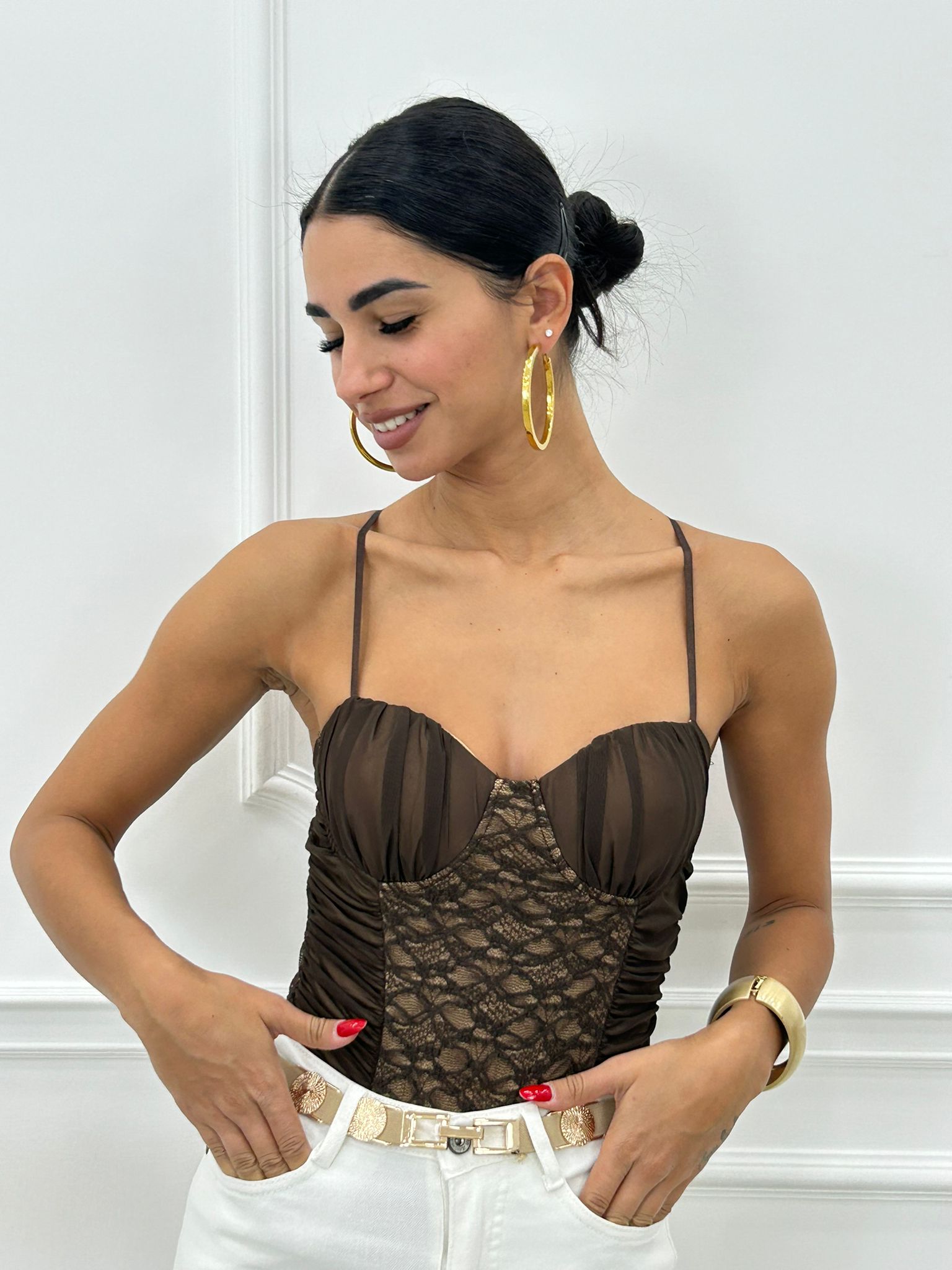 BODY PIZZO E TULLE NEW AI26