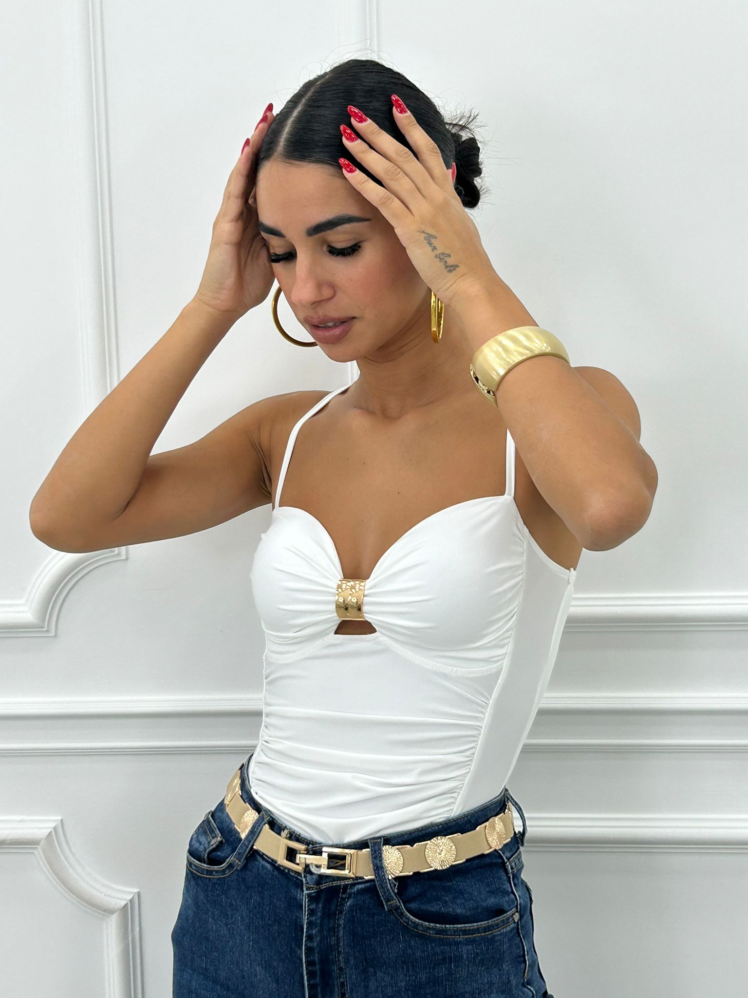 BODY CON DETTAGLIO ORO NEW AI26