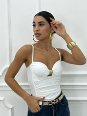 BODY CON DETTAGLIO ORO NEW AI26