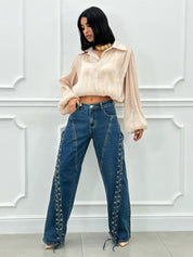 JEANS CON STRINGHE NEW AI26