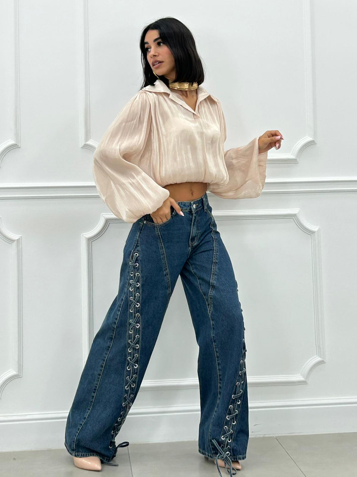 JEANS CON STRINGHE NEW AI26