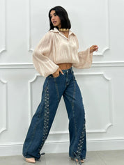 JEANS CON STRINGHE NEW AI26