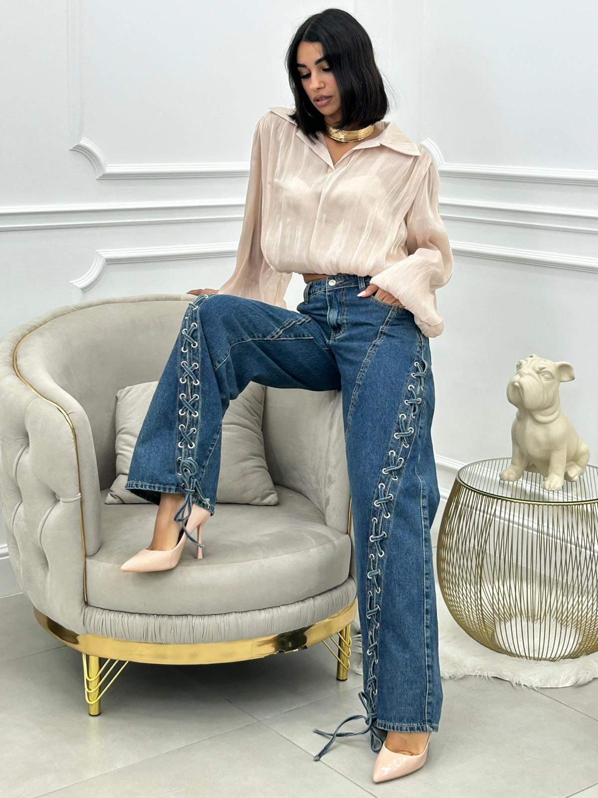 JEANS CON STRINGHE NEW AI26