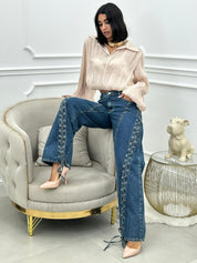 JEANS CON STRINGHE NEW AI26