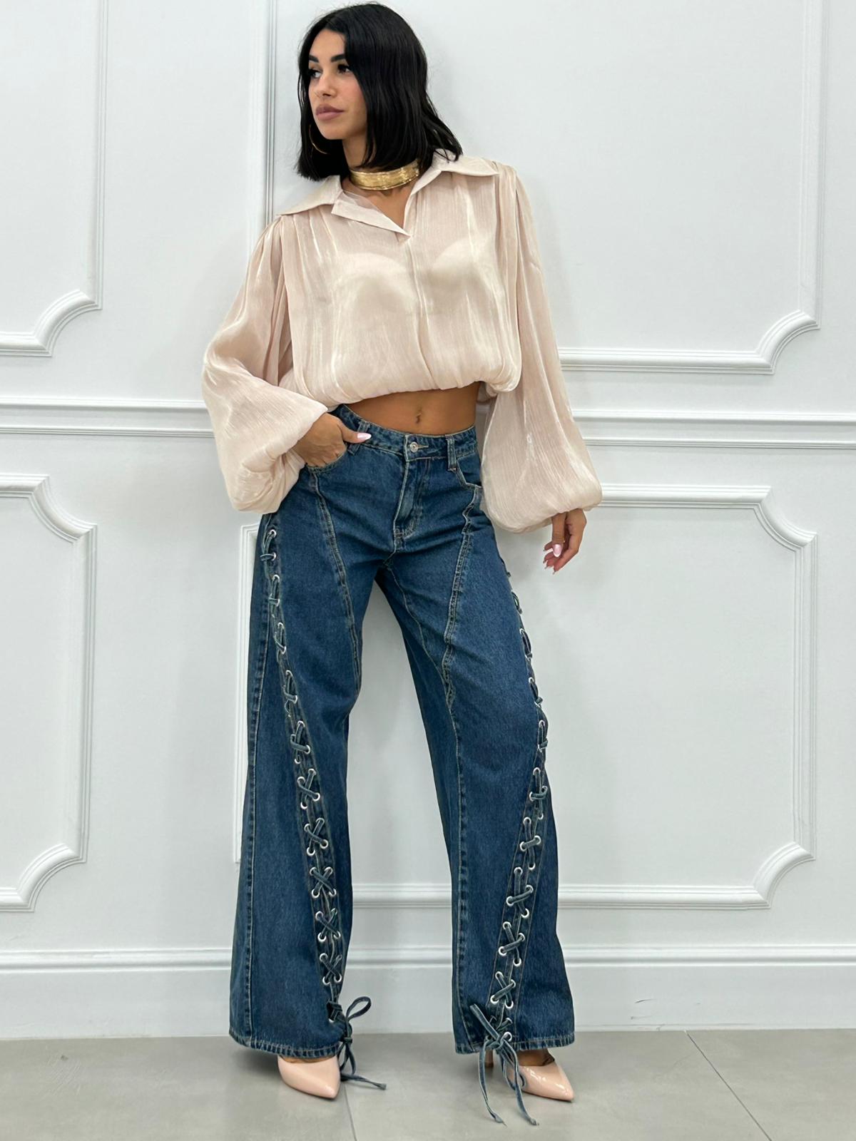 JEANS CON STRINGHE NEW AI26