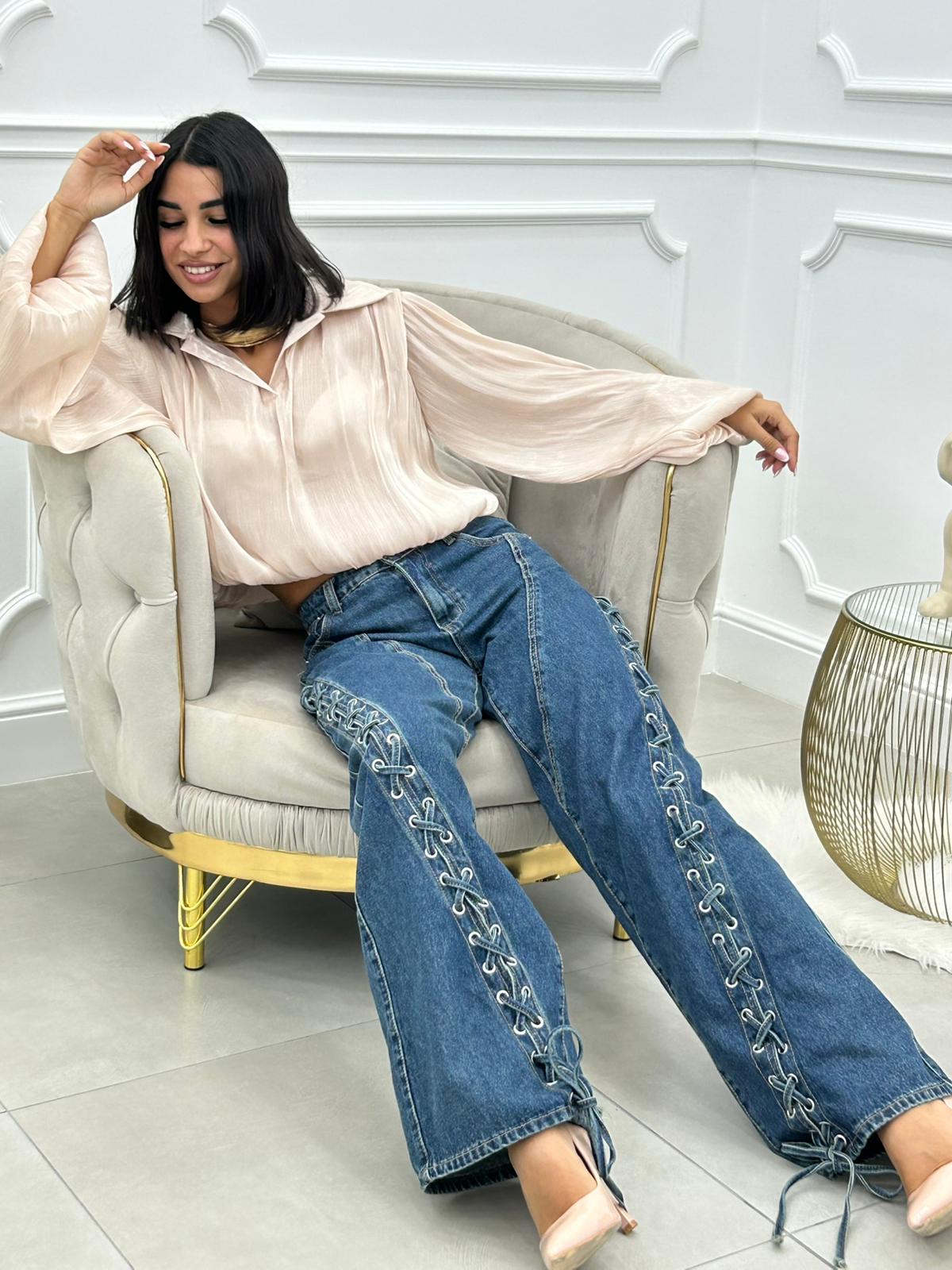 JEANS CON STRINGHE NEW AI26