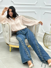 JEANS CON STRINGHE NEW AI26