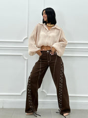 JEANS CON STRINGHE NEW AI26
