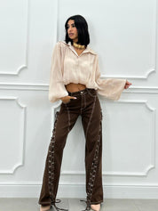 JEANS CON STRINGHE NEW AI26