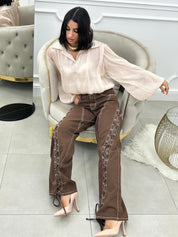 JEANS CON STRINGHE NEW AI26
