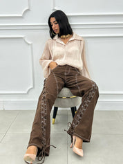 JEANS CON STRINGHE NEW AI26