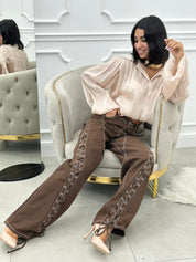 JEANS CON STRINGHE NEW AI26