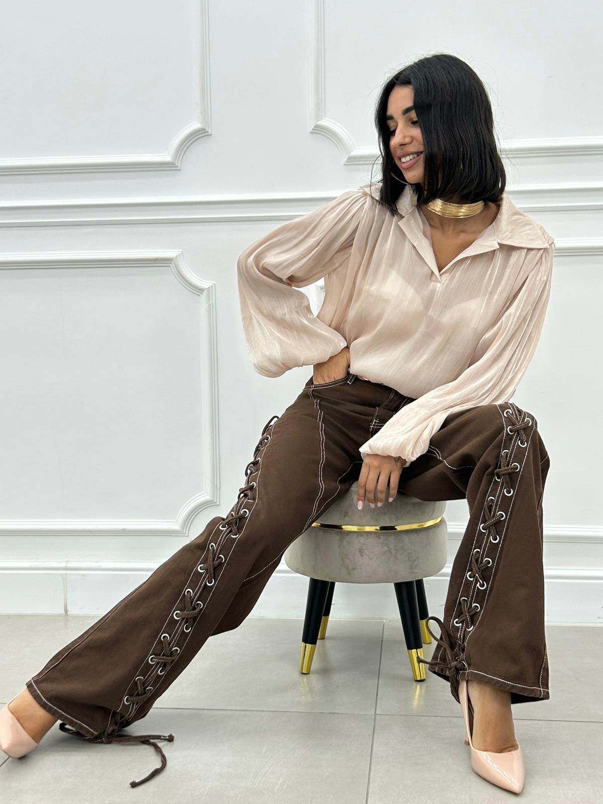 JEANS CON STRINGHE NEW AI26
