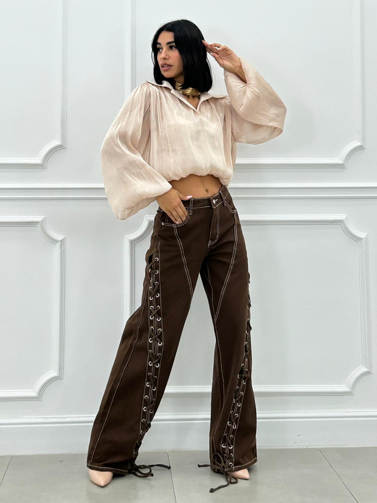 JEANS CON STRINGHE NEW AI26