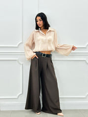 PANTALONE PALAZZO CON CINTURA NEW AI26