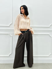 PANTALONE PALAZZO CON CINTURA NEW AI26