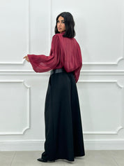 PANTALONE PALAZZO CON CINTURA NEW AI26