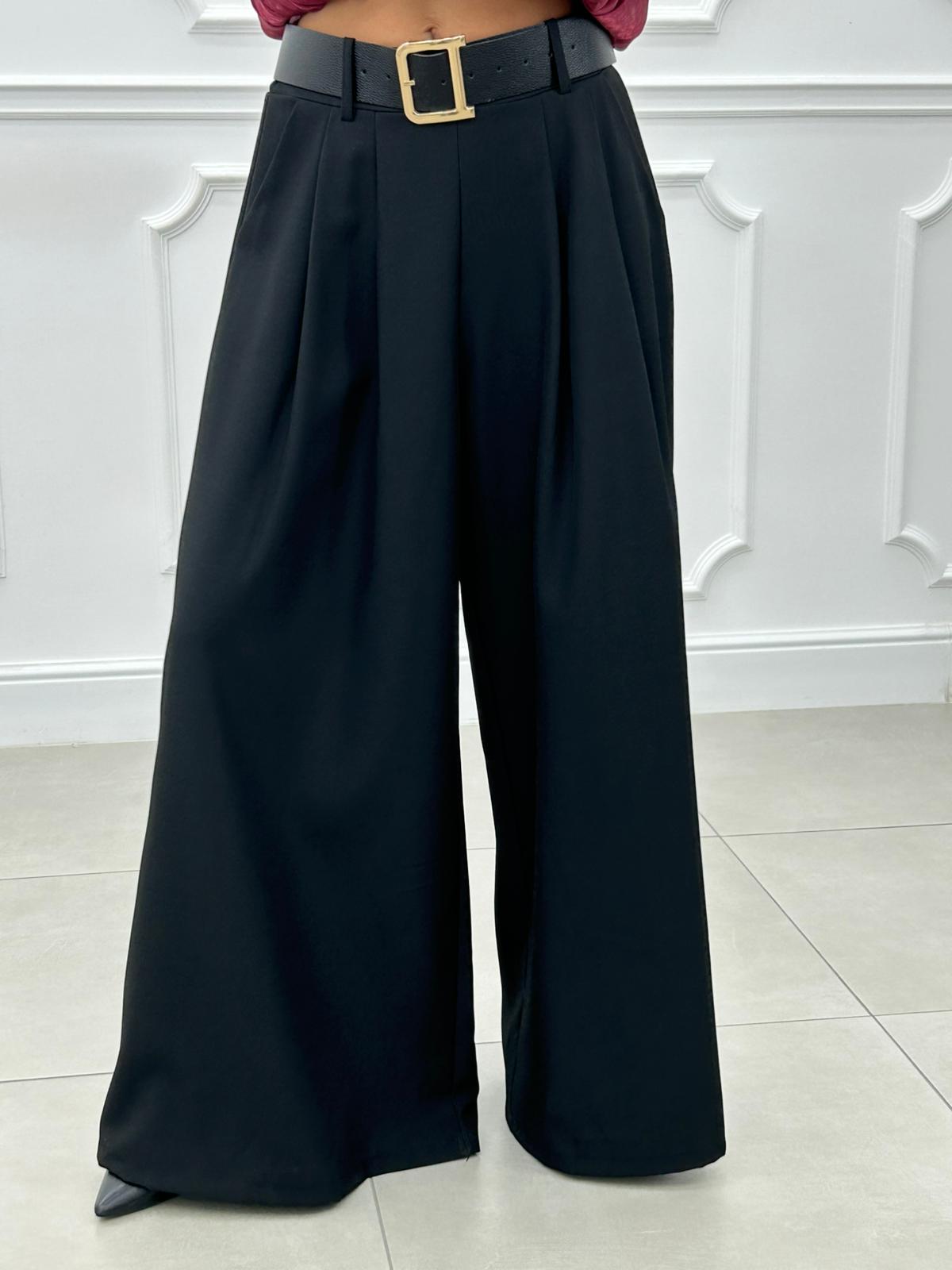 PANTALONE PALAZZO CON CINTURA NEW AI26