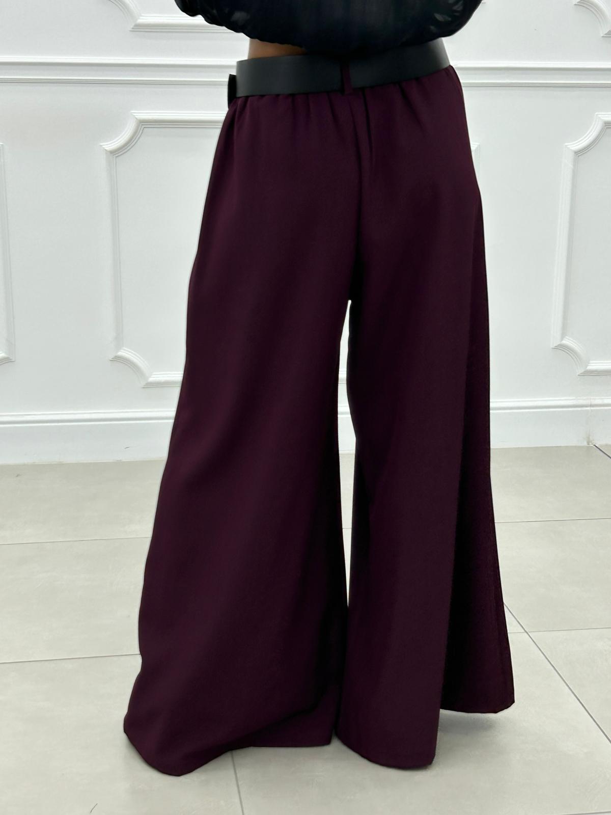 PANTALONE PALAZZO CON CINTURA NEW AI26