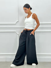 PANTALONE CON PINCES E DOPPIO FIOCCO NEW AI26