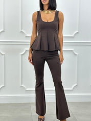 COORDINATO PEPLUM STRETCH AI26