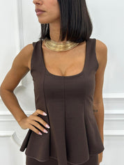 COORDINATO PEPLUM STRETCH AI26