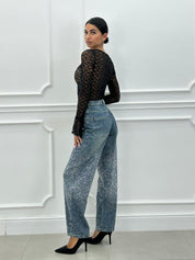 JEANS BARRELL CON STRASS AI26