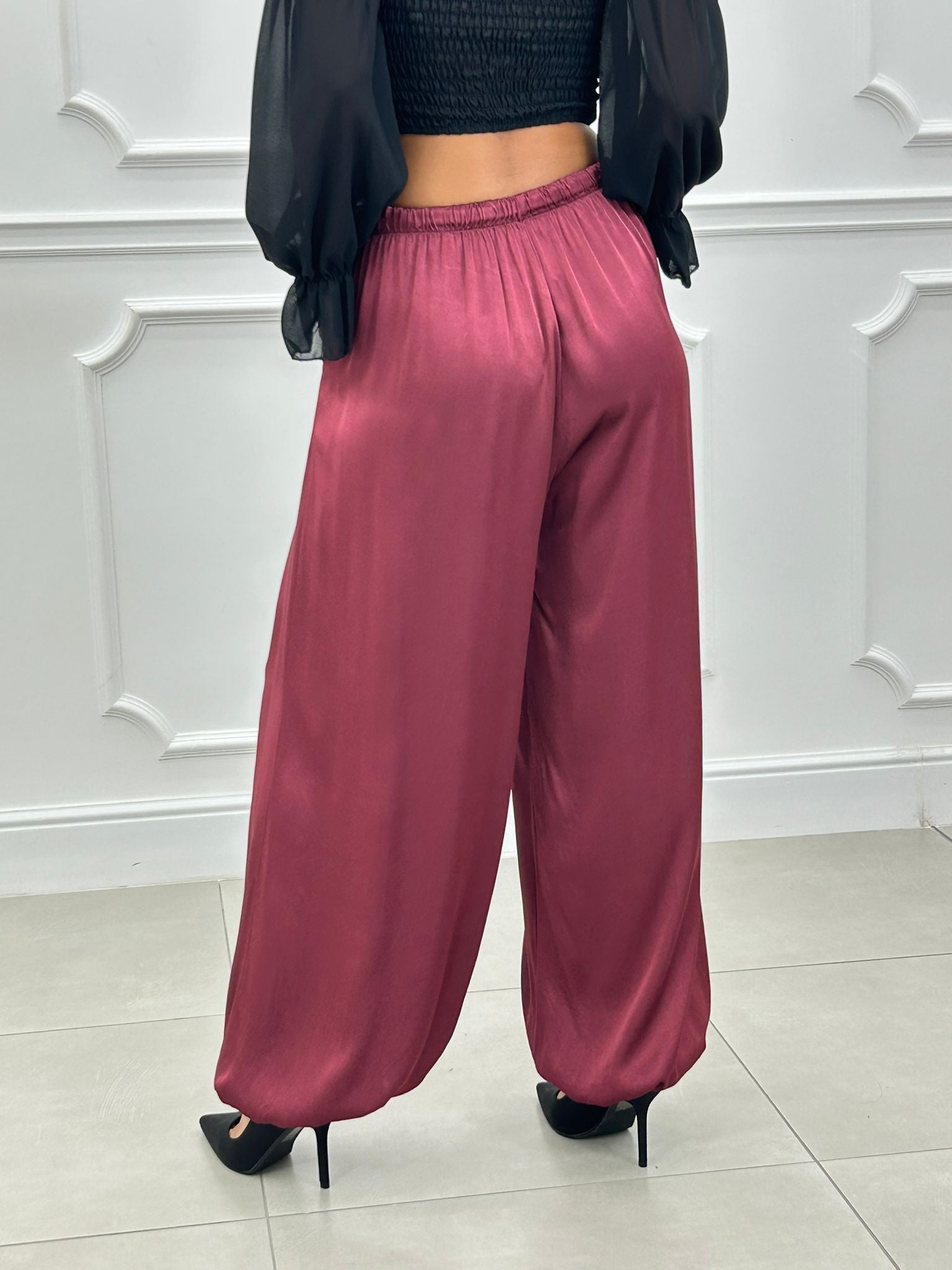 PANTALONI SATINATI AI26